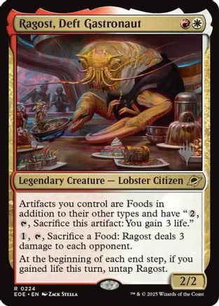 Ragost, Deft Gastronaut |  Foil (224) [Promo Pack: Edge of Eternities]