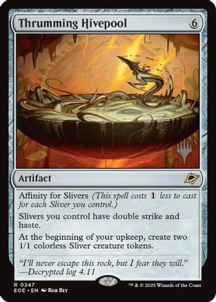 Thrumming Hivepool |  Foil (247) [Promo Pack: Edge of Eternities]