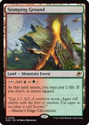Stomping Ground |  Foil (258) [Promo Pack: Edge of Eternities]