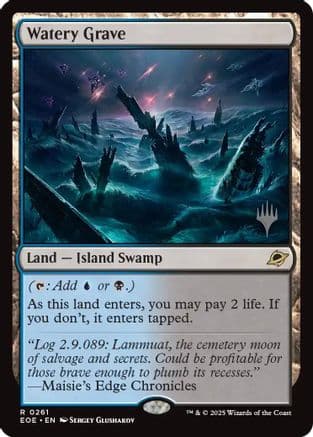 Watery Grave |  Foil (261) [Promo Pack: Edge of Eternities]
