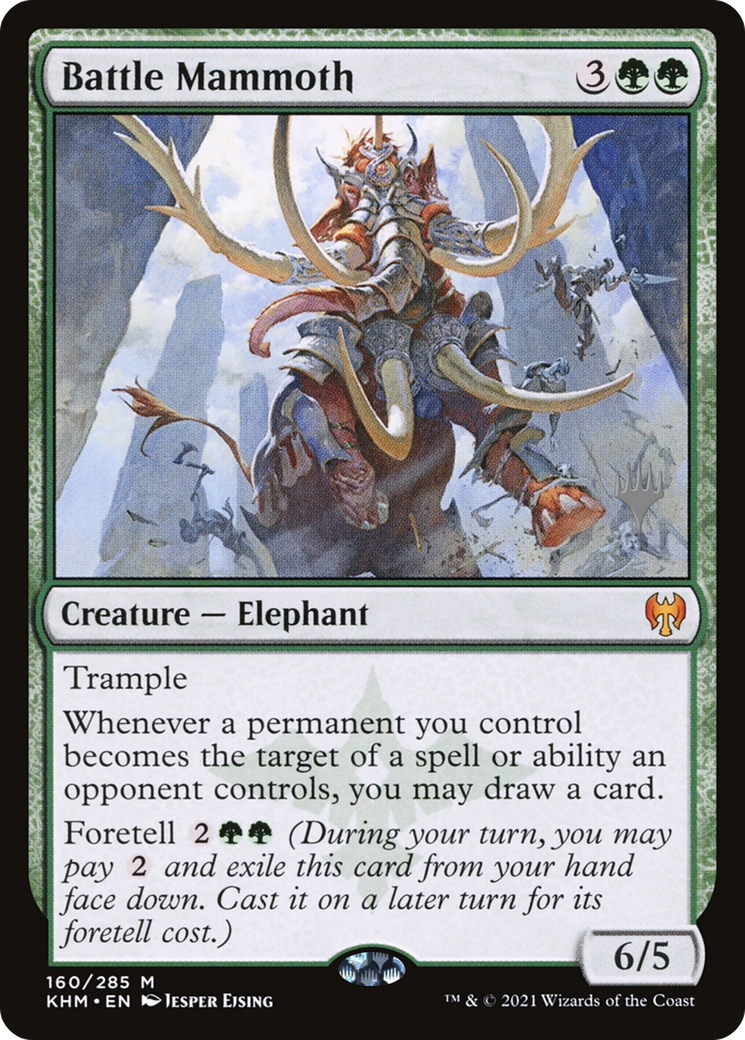 Battle Mammoth (Promo Pack) [Kaldheim Promos] Foil