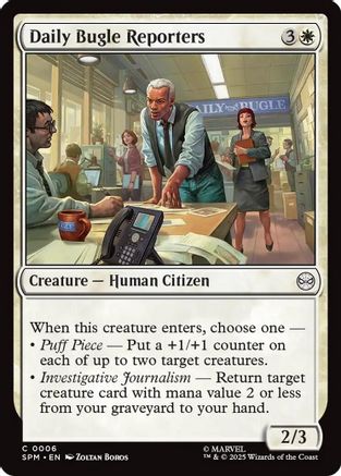 Daily Bugle Reporters |  Foil (006) [Marvel's Spider-Man]