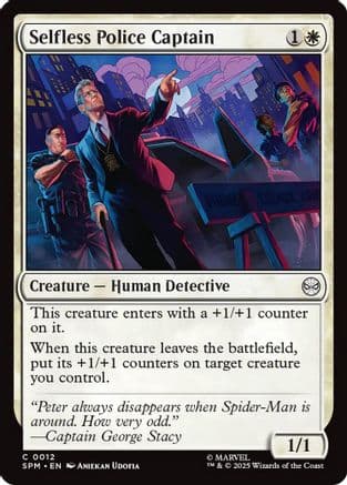 Selfless Police Captain |  Foil (012) [Marvel's Spider-Man]