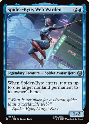 Spider-Byte, Web Warden |  Foil (044) [Marvel's Spider-Man]
