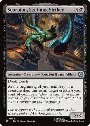 Scorpion, Seething Striker |  Foil (064) [Marvel's Spider-Man]