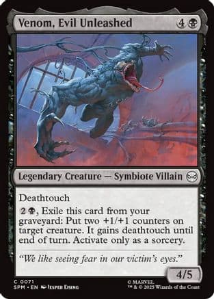 Venom, Evil Unleashed |  Foil (071) [Marvel's Spider-Man]