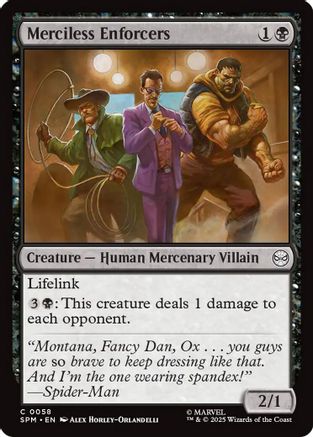 Merciless Enforcers |  Foil (058) [Marvel's Spider-Man]