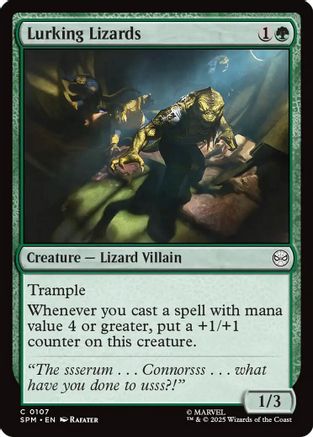 Lurking Lizards |  Foil (107) [Marvel's Spider-Man]