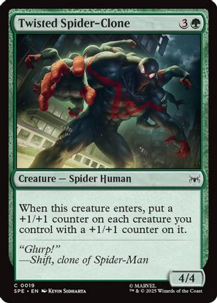Twisted Spider-Clone |  Foil (019) [Marvel's Spider-Man: Eternal-Legal]