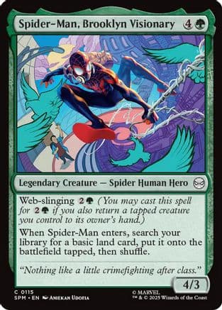 Spider-Man, Brooklyn Visionary |  Foil (115) [Marvel's Spider-Man]