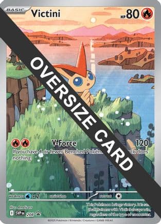 Victini 208- Jumbo Cards Holofoil