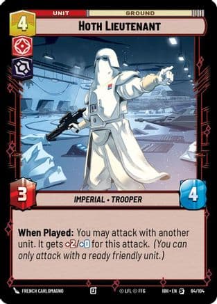 Hoth Lieutenant |  (64/104)  [Intro Battle Hoth]