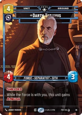 Darth Tyranus - Servant of Sidious | Foil (96)  [Organized Play Promos]