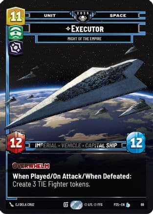 Executor - Might of the Empire | Foil (88)  [Organized Play Promos]