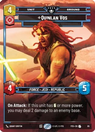 Quinlan Vos - Dark Disciple | Foil (85)  [Organized Play Promos]
