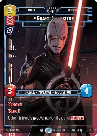 Grand Inquisitor - You're Right to Be Afraid | Foil (81)  [Organized Play Promos]