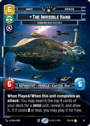 The Invisible Hand - Crawling With Vultures | Foil (78)  [Organized Play Promos]