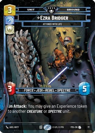 Ezra Bridger - Attuned With Life | Foil (77)  [Organized Play Promos]