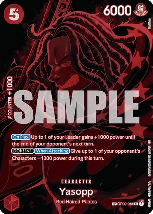 Yasopp (SP) (OP09-013) - Legacy of the Master Foil