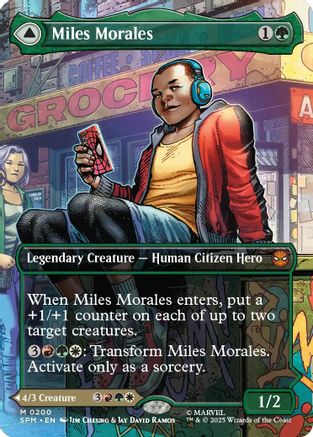 Miles Morales (0200) (Borderless) |  (200) [Marvel's Spider-Man]