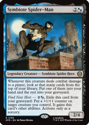 Symbiote Spider-Man |  Foil (156) [Marvel's Spider-Man]