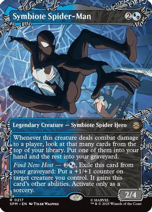 Symbiote Spider-Man (Borderless) |  (217) [Marvel's Spider-Man]