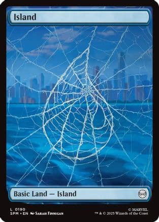 Island (0190) |  Foil (190) [Marvel's Spider-Man]