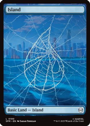 Island (0190) |  Foil (190) [Marvel's Spider-Man]