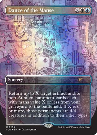 Dance of the Manse (Galaxy Foil) |  Foil (2104) [Secret Lair Drop Series]