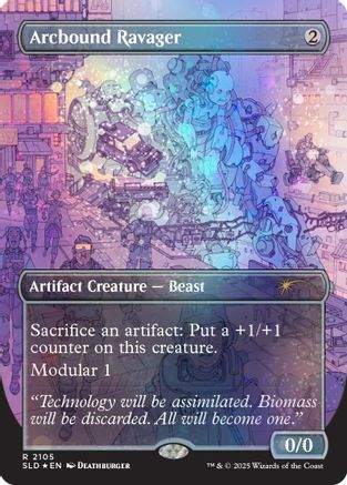Arcbound Ravager (2105) (Galaxy Foil) |  Foil (2105) [Secret Lair Drop Series]