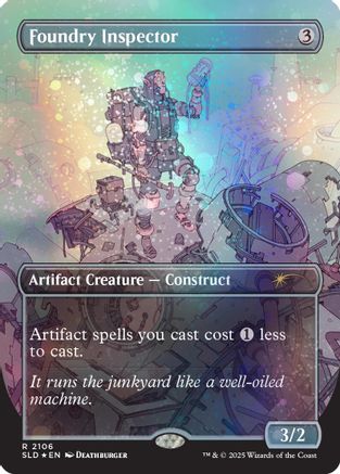 Foundry Inspector (Galaxy Foil) |  Foil (2106) [Secret Lair Drop Series]