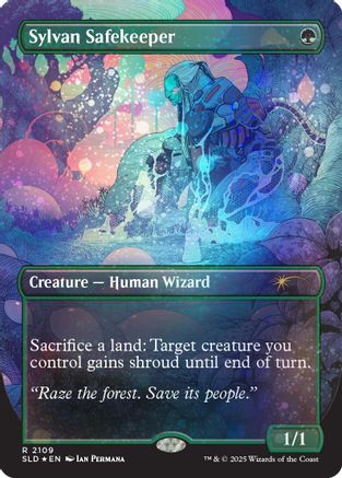 Sylvan Safekeeper (Galaxy Foil) |  Foil (2109) [Secret Lair Drop Series]