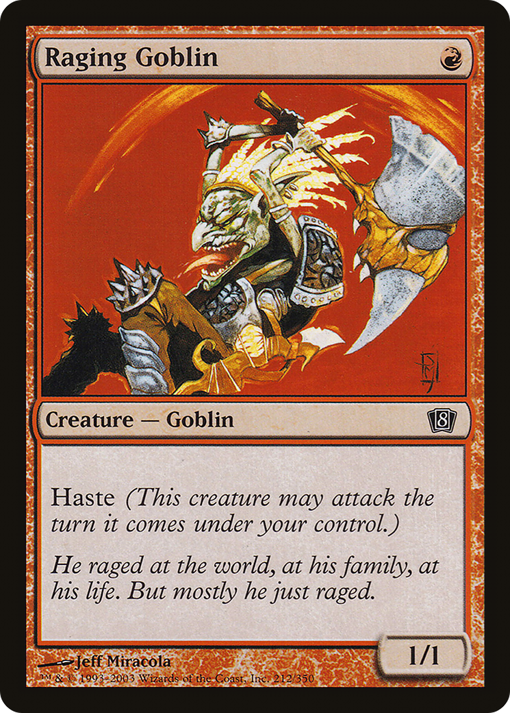 Raging Goblin [Eighth Edition] Foil