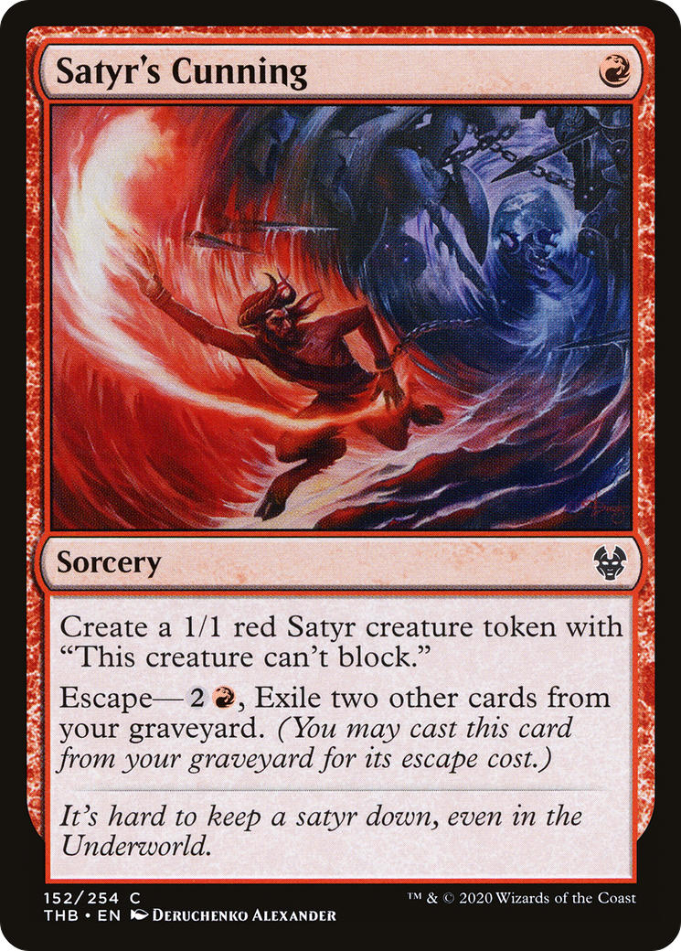 Satyr's Cunning [Theros Beyond Death] Foil