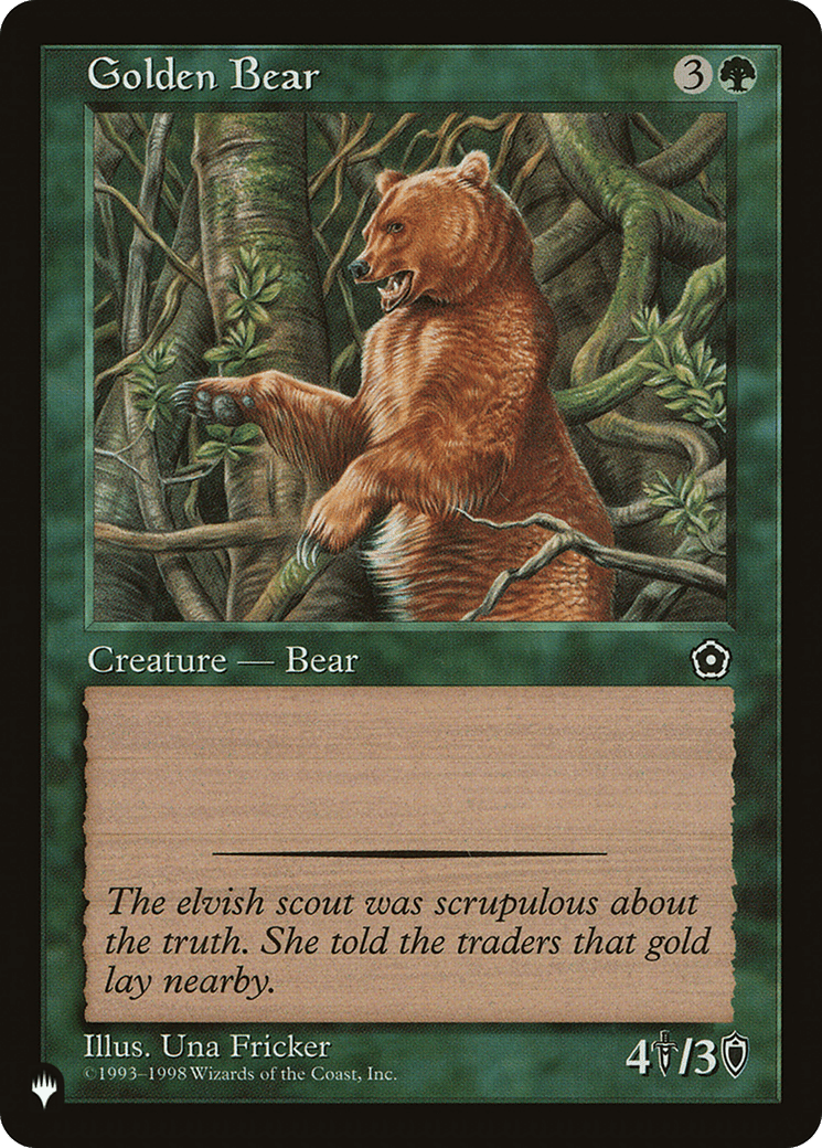 Golden Bear |  (P02-127) [The List]