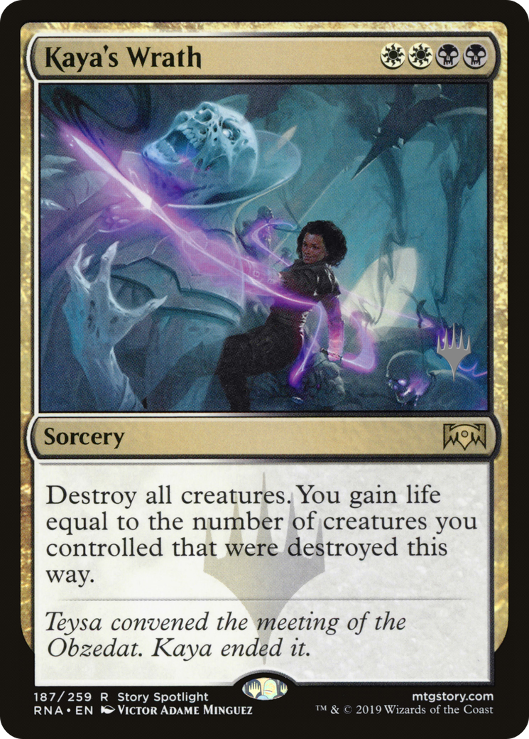 Kaya's Wrath (PRNA-187P) - Ravnica Allegiance Promos Foil