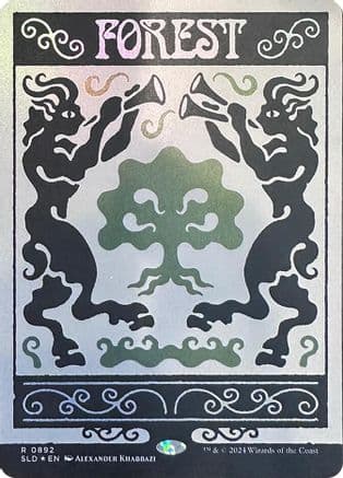 Forest (0892) (Rainbow Foil) |  Foil (892) [Secret Lair Drop Series]