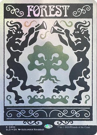 Forest (0892) (Rainbow Foil) |  Foil (892) [Secret Lair Drop Series]