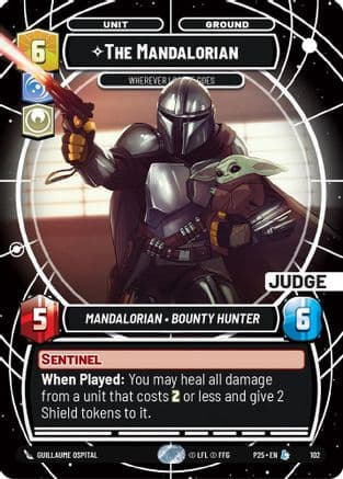 The Mandalorian - Wherever I Go, He Goes | Foil (101)  [Judge Promos]
