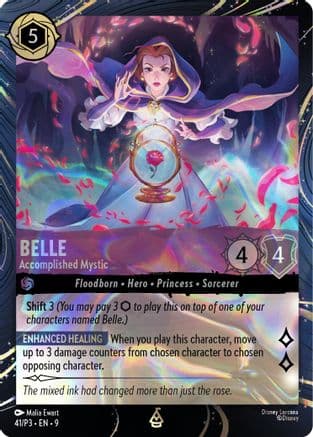 Belle - Accomplished Mystic | Holofoil (41) [Disney Lorcana Promo Cards]