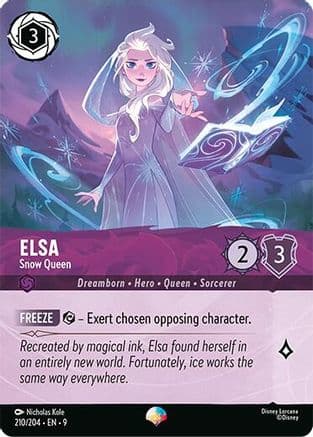 Elsa - Snow Queen (Epic) | Holofoil (210/204) [Fabled]
