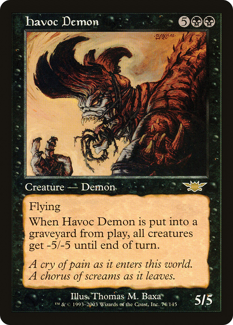 Havoc Demon [Legions] Foil