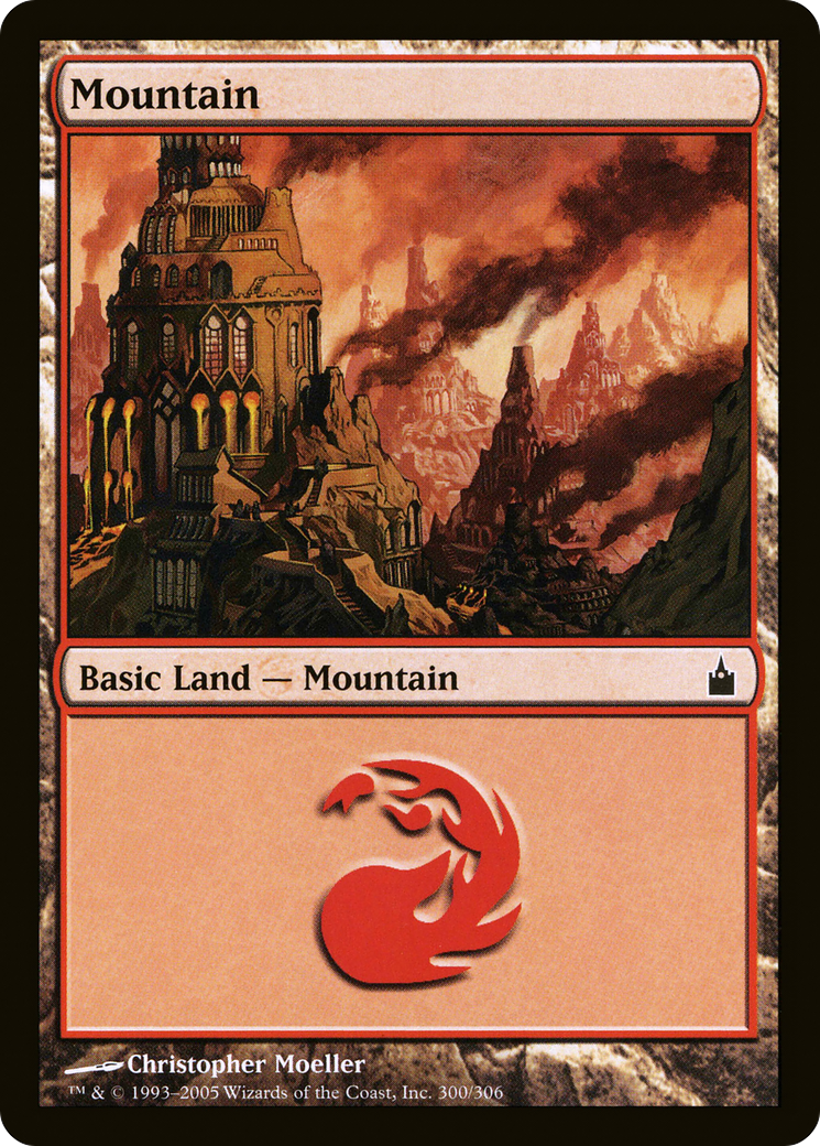 Mountain (300) [Ravnica: City of Guilds] Foil