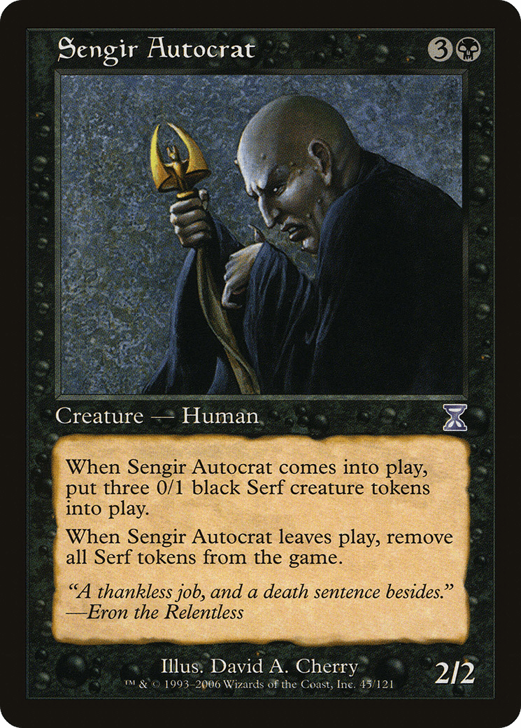 Sengir Autocrat [Time Spiral Timeshifted] Foil