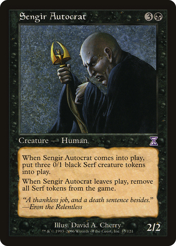 Sengir Autocrat [Time Spiral Timeshifted] Foil