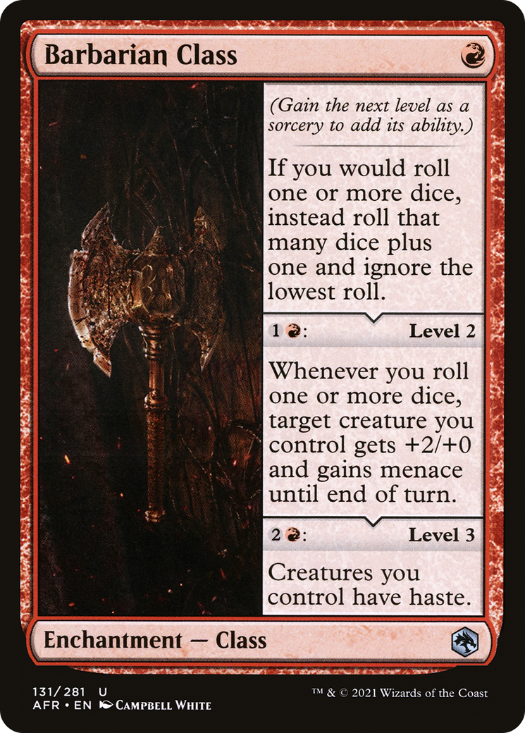 Barbarian Class [Dungeons & Dragons: Adventures in the Forgotten Realms] Foil