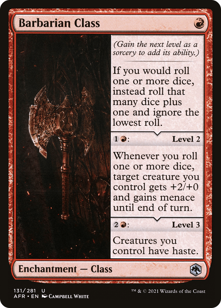 Barbarian Class [Dungeons & Dragons: Adventures in the Forgotten Realms] Foil