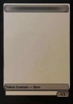Blank Hero Token |  () [Unique and Miscellaneous Promos]