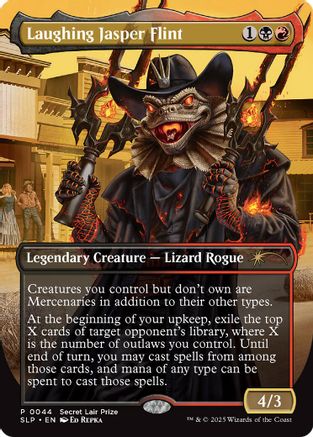 Laughing Jasper Flint |  Foil (044) [Secret Lair Showdown]