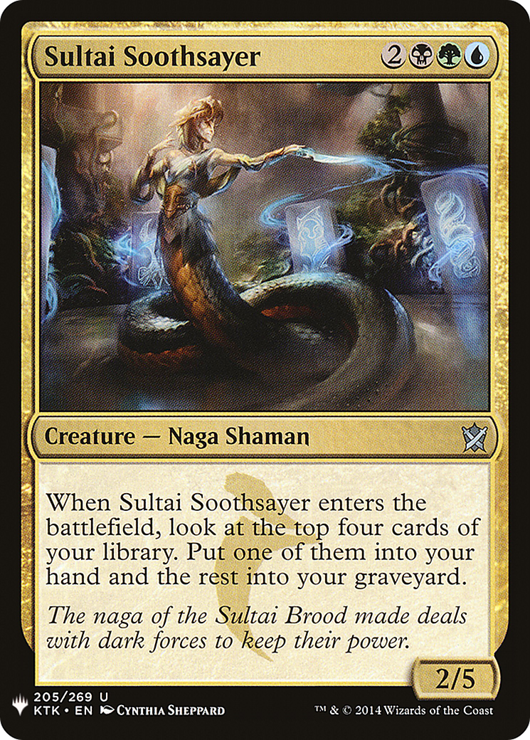 Sultai Soothsayer |  (KTK-205) [The List]